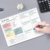 Weekly Planner To Do List Note Pad - Daily To Do List, Undated 52 Weekly Sheets, 8.5x11" Weekly Goal Notebook, Habit Tracker Journal, Productivity Organizer, Excellent for Work and Personal Organized