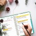 Ymumuda 2025 Planner, 12-Month Daily Weekly Monthly Planner from JAN.2025 to DEC.2025, 8.4" X 6", Spiral Planner Notebook with Stickers, Elastic Closure, Inner Pocket - Christmas