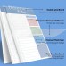 To Do List Notepad - Undated To Do List for Work with 52 Sheets, Daily To Do List Planner, Perfect Office & School Organization for Women, Teacher, College Students - Blue